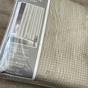 Famous Home Soho Waffle Taupe Shower Curtain